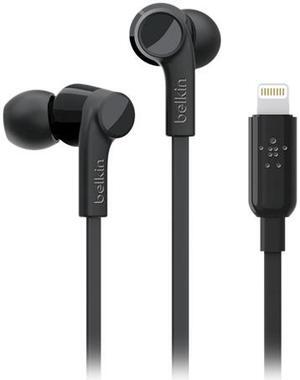 Belkin ROCKSTAR G3H0001BTBLK Lightning Connector Headphones with Lightning Connector