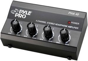 Pyle Pro PHA40 Heapones 4 Channel Amplifier