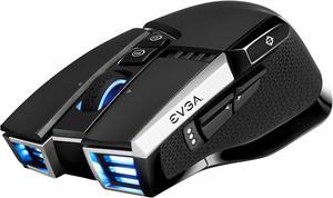 EVGA X20 Gaming Mouse, Wireless, Black, Customizable, 16,000 DPI, 5 Profiles, 10 Buttons, Ergonomic 903-T1-20BK-KR