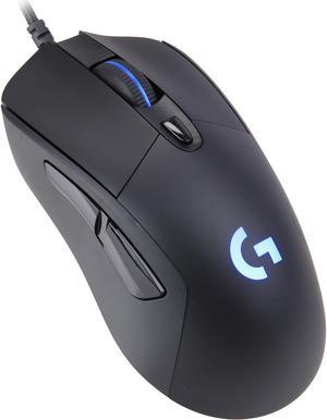 Logitech G403 Hero 25K Gaming Mouse Lightsync RGB Lightweight 87G10G optional Braided Cable 25 600 DPI Rubber Side Grips