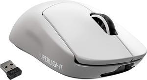 Logitech G PRO X SUPERLIGHT Wireless Gaming Mouse UltraLightweight HERO 25K Sensor 25600 DPI 5 Programmable Buttons Long Battery Life Compatible with PC  Mac  White