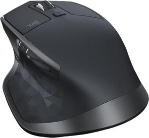 Logitech MX Master 2S Wireless Mouse  Use on Any Surface HyperFast Scrolling Ergonomic Shape Rechargeable Control Upto 3 Apple Mac and Windows Computers Graphite