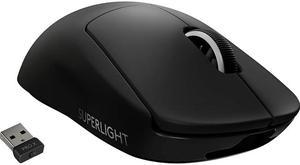 Logitech PRO X SUPERLIGHT 910005881 Black 5 Buttons 1 x Wheel Lightspeed Wireless Gaming Mouse