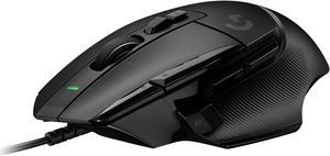 Logitech G502 X Wired Gaming Mouse  LIGHTFORCE hybrid opticalmechanical primary switches HERO 25K gaming sensor compatible with PC  macOSWindows  Black
