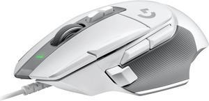 Logitech G502 X Wired Gaming Mouse - LIGHTFORCE hybrid optical-mechanical primary switches, HERO 25K gaming sensor, compatible with PC - macOS/Windows - White