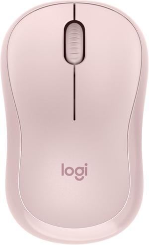 Logitech M240 Silent Bluetooth Mouse, Wireless, Compact, Portable, Smooth Tracking, 18-Month Battery, for Windows, macOS, ChromeOS, Compatible with PC, Mac, Laptop, Tablets (Rose)