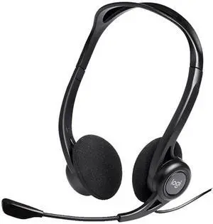 Logitech H370 USB Computer Headset Digital Sound Noise Canceling Mic Black Logitech H370 USB Computer Headset Digital Sound Noise Canceling Mic Black