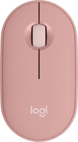 Logitech Pebble 2 M350s Mouse Slim compact Bluetooth Wireless customizable button Multidevice pairing Tonal Rose