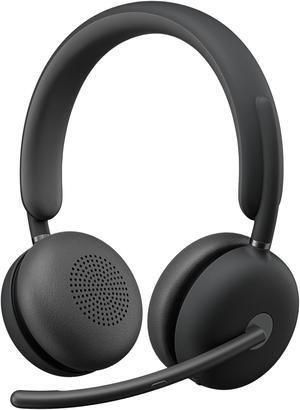 Logitech Zone 950 Premium Noise Canceling Headset with Hybrid ANC, Bluetooth, USB-C, USB-A, Certified for Zoom, Google Meet, Google Voice, Fast Pair, Graphite