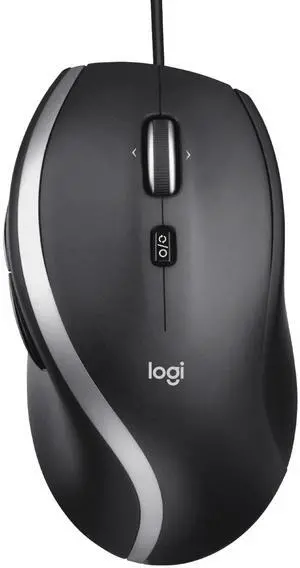Logitech - M500s Advanced Wired Optical Mouse with Hyper-fast Scrolling & Tilt - Wired - Black 910-007476