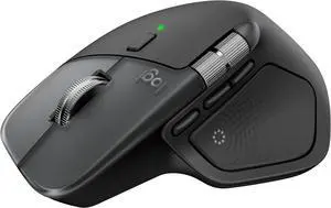 Logitech MX Master 4 for Mac - Wireless Bluetooth Mouse with Ultra-fast Scrolling, Ergo, haptic feedback, Customize vibration intensity - Space Black