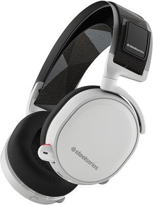 SteelSeries Arctis 7 Wireless Gaming Headset with DTS Headphone:X 7.1 Surround for PC, PlayStation 4, VR, Mac and Wired for Xbox One, Android and iOS - White