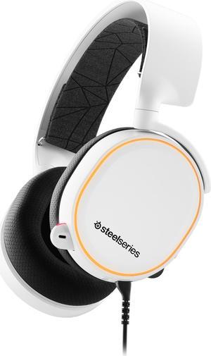 SteelSeries ARCTIS 5 7.1 Surround RGB Gaming Headset - White (2019 Edition)