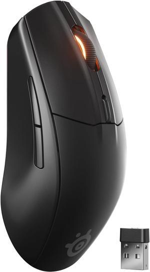 SteelSeries Rival 3 Wireless Gen 2 Gaming Mouse — 2.4GHz and Bluetooth, 18000 DPI TrueMove Air Optical Sensor, 60 Million Click Durability, Light-Weight, 100% PTFE Feet — Black