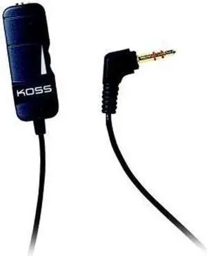 KOSS Titanium Grey 164210 3.5mm Connector In-Line Headphones Volume Controller Connects To Any 3.5mm Stereophone Jack