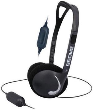 KOSS Recovery (Black) 3.5mm Connector On-Ear Headphone