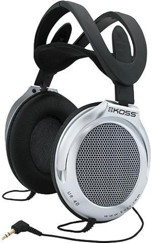 KOSS UR40 3.5mm Connector Circumaural Collapsible Stereo Headphone