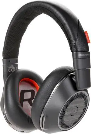 Plantronics - Voyager 8200 UC (Poly) - Bluetooth Dual-Ear (Stereo) Headset - USB-A Compatible to connect to your PC and Mac - Works with Teams, Zoom & more - Dual-Mode Active Noise Canceling