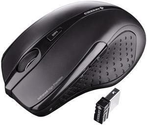 Cherry JW-T0100 Black 5 Buttons 1 x Wheel USB RF Wireless Ergonomic Mouse