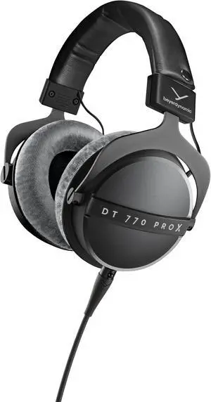 Beyerdynamic DT 770 Pro X Over-Ear Studio, 48 Ohms, Wired Headphones for Recording and Monitoring (Closed) with Detachable Cable Handmade in Germany (Black) Beyerdynamic DT 770 Pro X Over-Ear Studio, 48 Ohms, Wired Headphones for Recording and Monitoring (Closed) with Detachable Cable Handmade in Germany (Black)