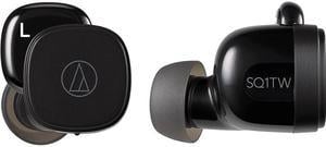 Audio-Technica Black ATH-SQ1TWBK True Wireless Earbuds