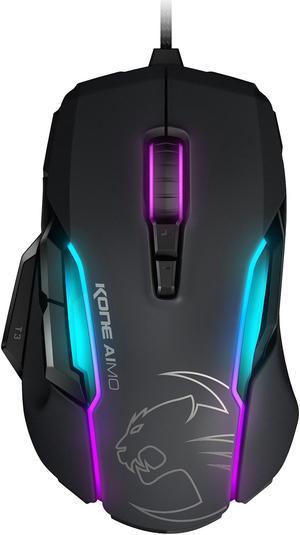 ROCCAT Kone AIMO ROC-11-815-BK Black Tilt Wheel USB 2.0 Wired Optical Gaming Mouse