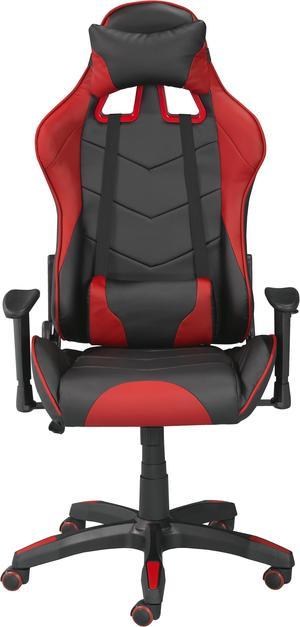 Brassex Gaming Chair - Black/Red (5100-RD)