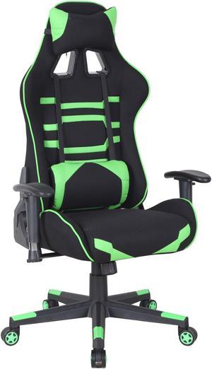 Brassex Gaming Chair, Black/Green (1208 GNN)