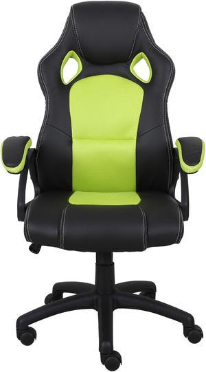 Brassex Gaming Chair - Black/Green (5203)