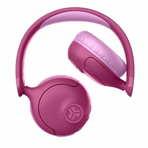 JLab Jbuddies Pop 2 In 1 Wireless + Wired Kids Headphones - Stereo - Mini-phone (3.5mm) - Wired/Wireless - Bluetooth - 30 ft - 32 Ohm - Over-the-head - Condenser Microphone - Pink - HBKJPOPRPNK122 JLab Jbuddies Pop 2 In 1 Wireless + Wired Kids Headphones - Stereo - Mini-phone (3.5mm) - Wired/Wireless - Bluetooth - 30 ft - 32 Ohm - Over-the-head - Condenser Microphone - Pink - HBKJPOPRPNK122
