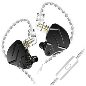 KZ ZSN Pro X Dual Driver in Ear Monitor Headphones 1BA 1DD Wired Earphone HiFi Sport Gaming Earbuds Clarity Sound & Deep Bass IEM for Gamers Musician Singer Audiophile (Black With Microphone) KZ ZSN Pro X Dual Driver in Ear Monitor Headphones 1BA 1DD Wired Earphone HiFi Sport Gaming Earbuds Clarity Sound & Deep Bass IEM for Gamers Musician Singer Audiophile (Black With Microphone)