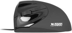 Urban Factory ERGO EML01UF-V2 Black 3 Buttons 1 x Wheel USB Wired Optical ERGONOMIC Vertical Mouse