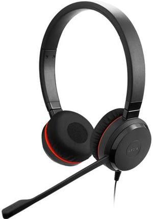 Jabra Evolve 20SE MS Stereo Noise Canceling Headset, Over-the-Head, Black (4999-823-389)