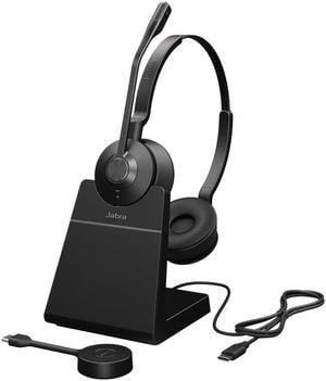 Jabra Engage 55 USB Type-C Connector Supra-aural Headset - MS Stereo, with Charging Stand