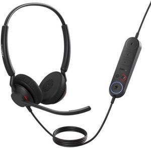 Jabra Engage 40 USB-A MS Stereo On Ear Computer Headset with Inline Link, Black (4099-413-279)