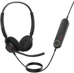 Jabra Engage 40 USB-C UC Stereo On Ear Computer Headset with Inline Link, Black (4099-419-299)