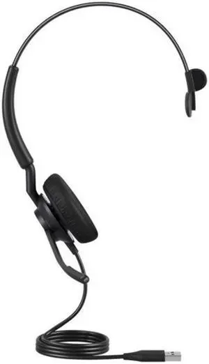 Jabra ENGAGE 40 Headset Microphone - Mono - USB Type A - Wired - 50 Hz - 20 kHz - Over-the-head - Monaural - Supra-aural - 5.25 ft Cable - MEMS Technology
