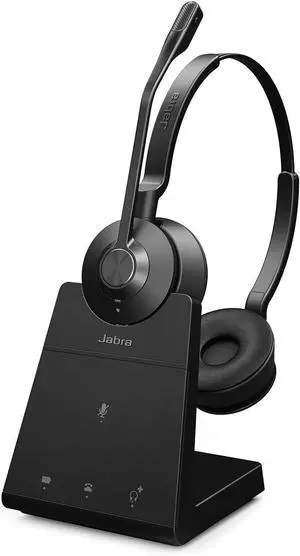 Jabra Engage 45 SE (Second Edition) Wireless Dual-Ear Headphones - Bluetooth, Noise-Canceling Microphone, 13 Hour Battery Life, Dual Connectivity, MS Teams Certified, Supports Other Platforms, Black Jabra Engage 45 SE (Second Edition) Wireless Dual-Ear Headphones - Bluetooth, Noise-Canceling Microphone, 13 Hour Battery Life, Dual Connectivity, MS Teams Certified, Supports Other Platforms, Black