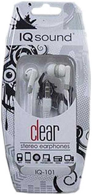 SuperSonic White IQ-101WHITE Earbud Digital Stereo Earphone