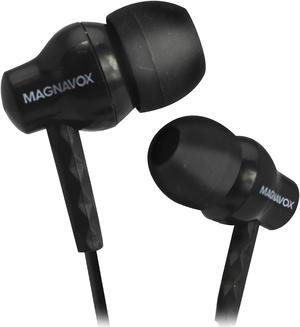 MAGNAVOX Black MHP4851BK 3.5mm Connector In Ear Silicon Earbuds