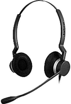 Jabra 2399-829-119 Biz 2300 USB UC Duo Wired On-Ear Headset - Black