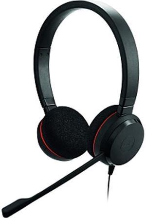 Jabra EVOLVE 20 MS Stereo Black USB Professional Headset with Easy Call Management and Great Sound for Calls and Music 4999-823-109