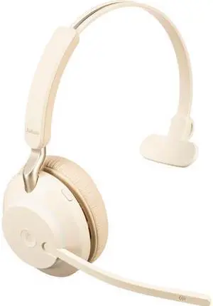 Jabra Evolve2 65 - USB-C UC Mono USB-C Connector Single Ear Headset - Beige