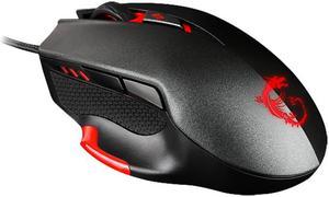 MSI INTERCEPTOR DS300 S12-0401290-D22 Black 6 Buttons 1 x Wheel USB 2.0 Wired Laser Gaming Mouse