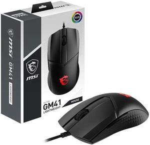 MSI CLUTCH GM41 V1 S12-0401860-C54 (WW) Black Wired Optical Lightweight Gaming Mouse