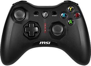 MSI Force GC30V2 Wireless Gaming Controller, Dual Vibration Motors, Dual Connection Modes, Interchangeable D-Pads, Compatible with PC & Android