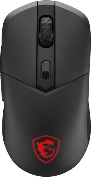 MSI VERSA300 ELITE 2.4 GHz Wireless (MSI Swiftspeed) Bluetooth 5.3 USB 2.0 Optical RGB Gaming Mouse, Up to 26000 DPI, 60 Million Clicks