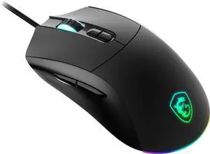 MSI Forge GM320 Gaming Mouse - Up to 12,800 DPI, 6 DPI presets, 1KHz Report Rate, RGB
