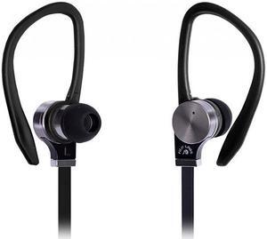 Fuji Labs Black AUFJ-PSQWTS306BK 3.5mm Connector 2nd Gen Sonique SQ306 Premium Pure Titanium In-Ear Headphones with In-line Mic