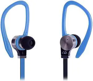 Fuji Labs AUFJ-PSQWTS306BL 3.5mm Connector Sonique SQ306 Premium Pure Titanium In-Ear Headphones with In-line Mic